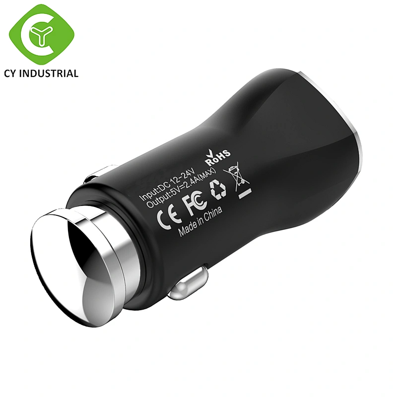 Best selling quick charge dual usb mobile phone car charger for smart phones