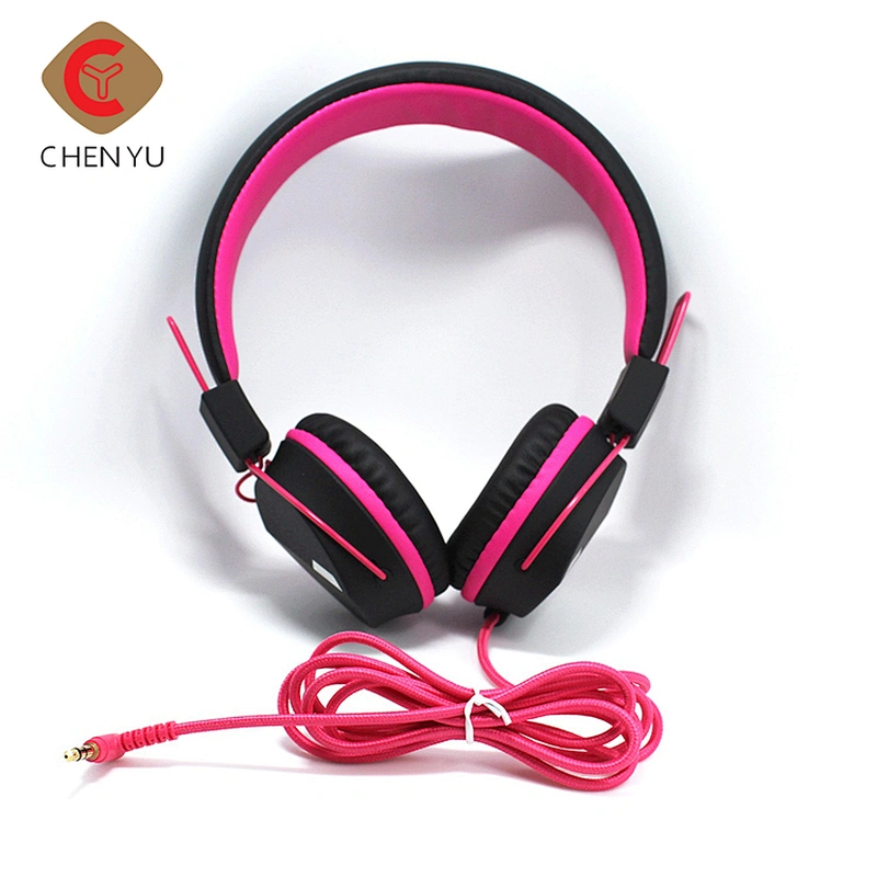 cheap fashion durable gaming headset adjustable 40mm wired earphones with microphone