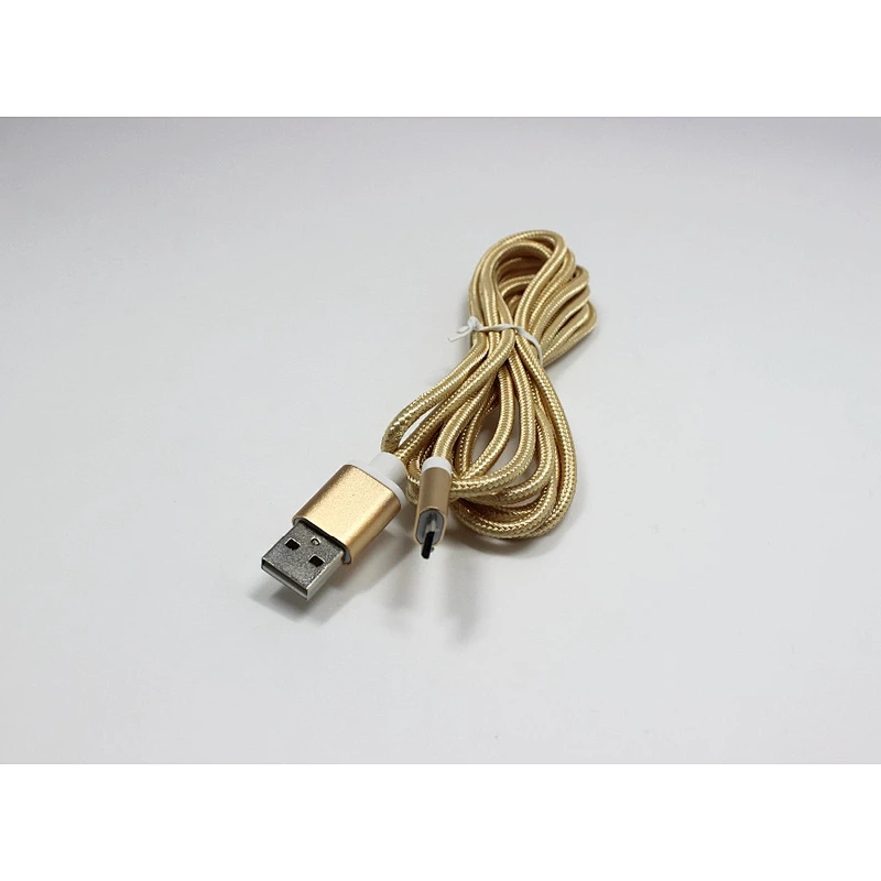 china wholesale fabric nylon braided micro fast usb charger mobile data cable
