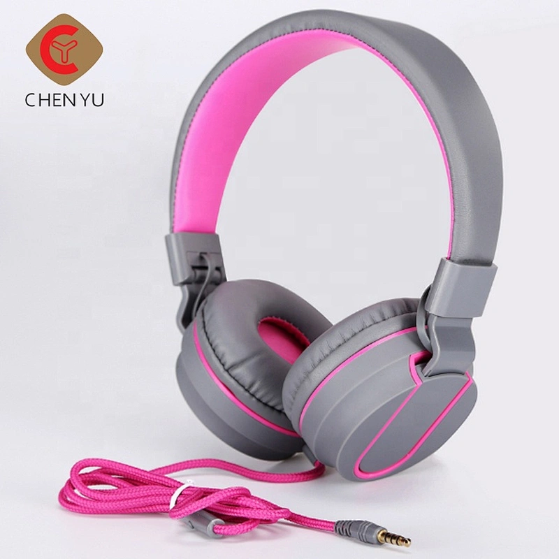 Fashionable folding earphones wired headphone with microphone