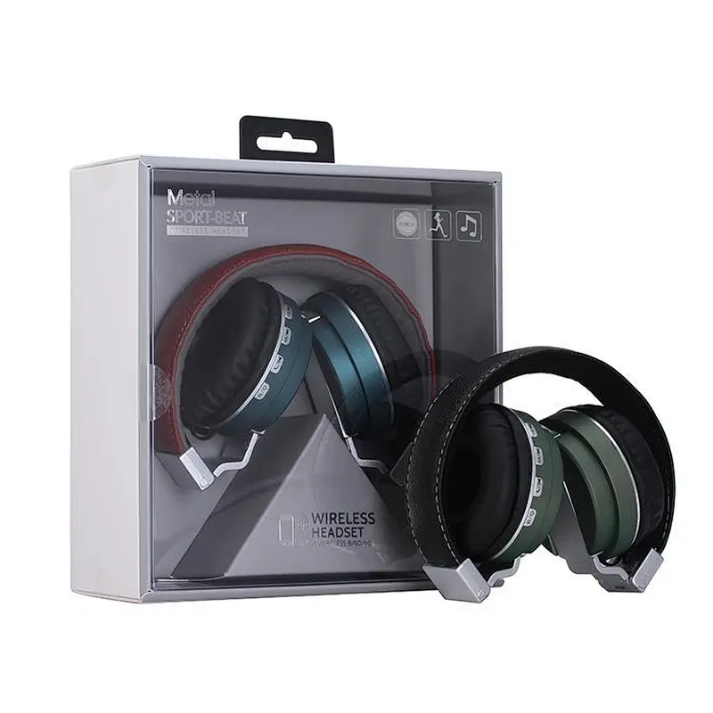 Newest Sport Headphones Foldable Folding Stereo Bluetooth V2.1 Wireless Double Ears Headset