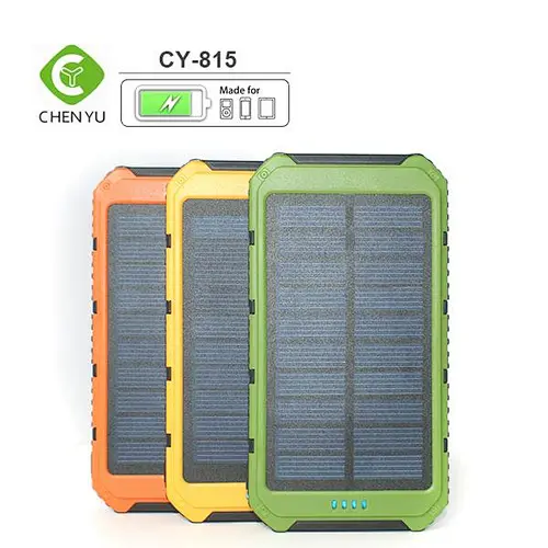 Portable Charger, 8000mah Solar Panel Charger Power Bank with Fast Technology for Iphone