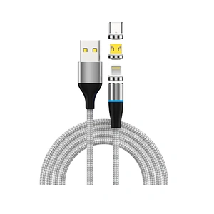 New Private Charging Cable  3 core magnetic Cable for IOS  Micro Type C