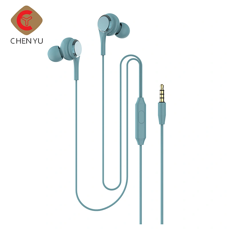 Mic+volume mobile phone 3.5mm jack wired earphone hand free earbuds for iphone earphone for apple earphone