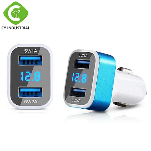 wholesale Fast charging 12v 24v usb smart car battery charger with digital LED display