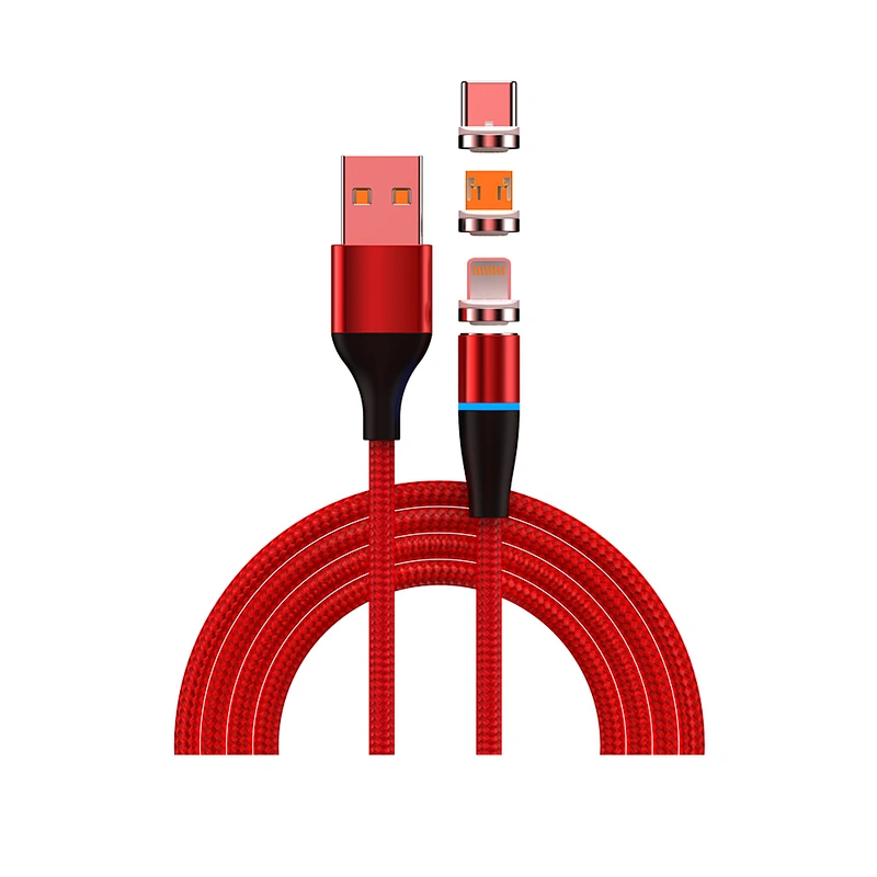 New Private Charging Cable  3 core magnetic Cable for IOS  Micro Type C