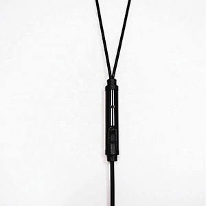 OEM logo brands dual mental headphone in-ear earphone 3.5mm wired stereo mini earphone with mic