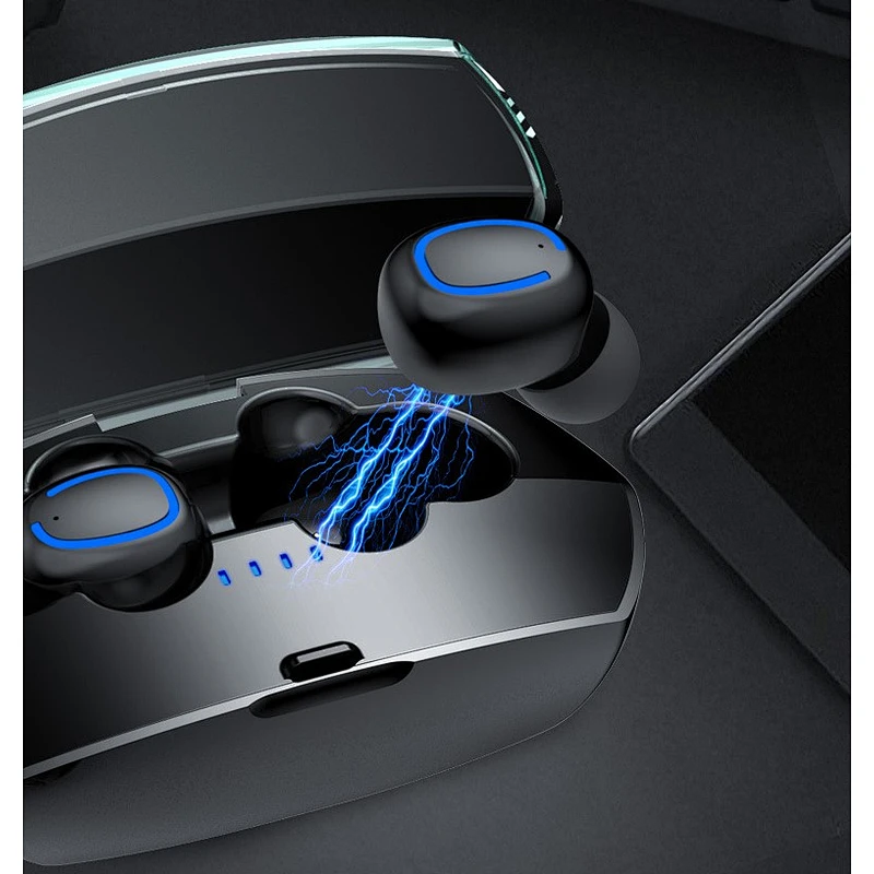 2019 high quality waterproof tws mini earbuds odm 6d wireless earbuds 5.0