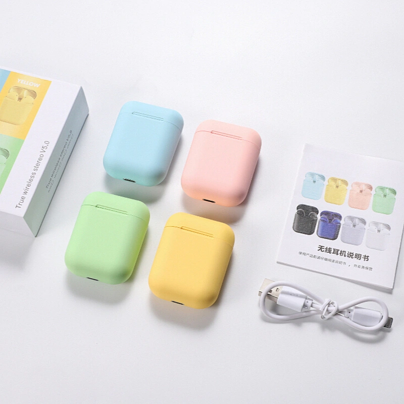 Sport stereo wireless mini i7s Inpods TWS i12 wireless earbuds air buds for apple iphone 11