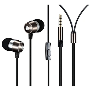 factory price noise isolating metal earphones wired headphone for cell phone and tablets
