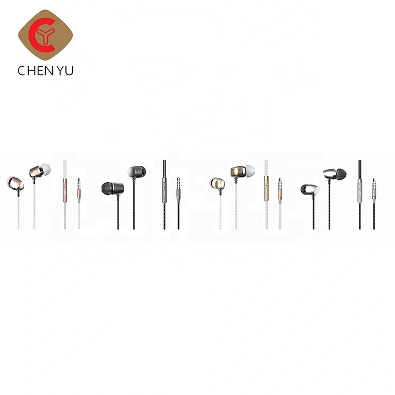 Wholesale sport music in ear wired earphone with mic