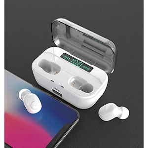 Led Display Waterproof Wireless Earphone 5.0 Handsfree Earbuds Headset With USB PowerbanK Charge Box