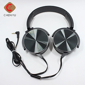 promotion portable noise cancelling big headset wired custom headphone