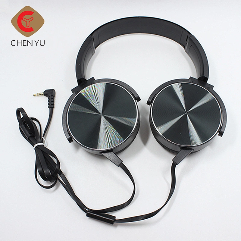 promotion portable noise cancelling big headset wired custom headphone