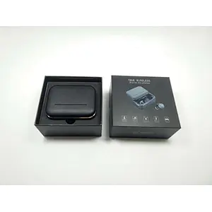 Push-cover style V5.0 TWS earphone Touch-sensitive control in-ear earbuds with 3000mAh large capacity power case