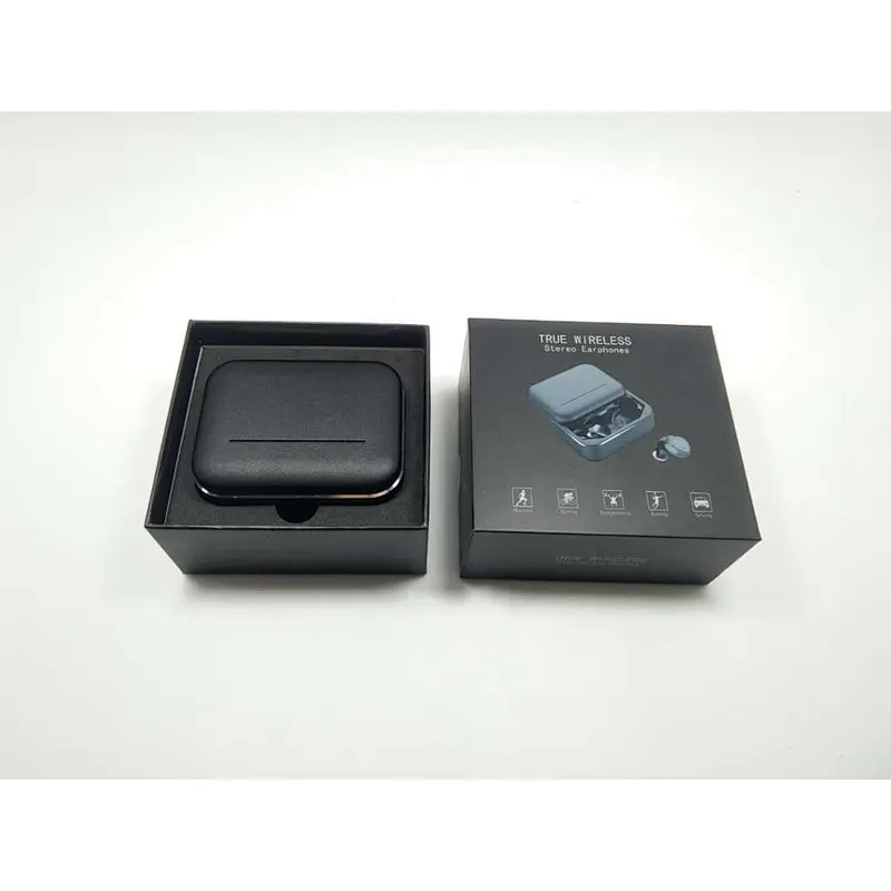 Push-cover style V5.0 TWS earphone Touch-sensitive control in-ear earbuds with 3000mAh large capacity power case
