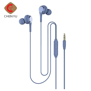 Mic+volume mobile phone 3.5mm jack wired earphone hand free earbuds for iphone earphone for apple earphone