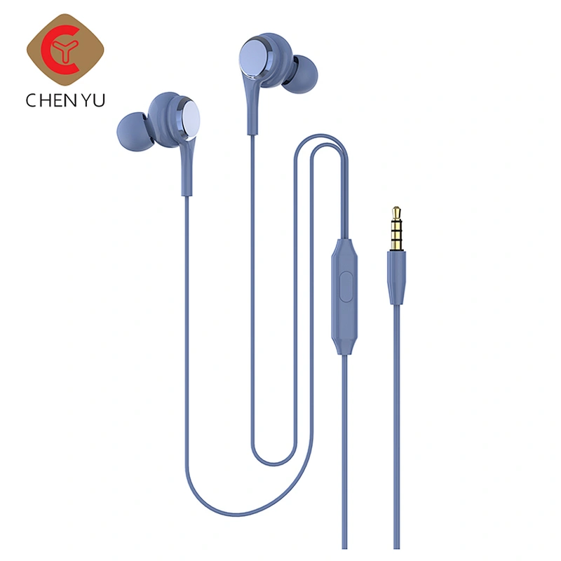 Mic+volume mobile phone 3.5mm jack wired earphone hand free earbuds for iphone earphone for apple earphone