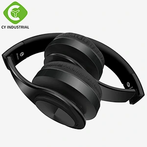 Wholesale waterproof foldable OEM stereo wireless headphones with radio
