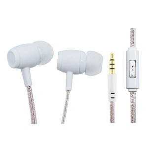 Best quality funky white oem in-ear wired earphone with mic for smartphone tablet