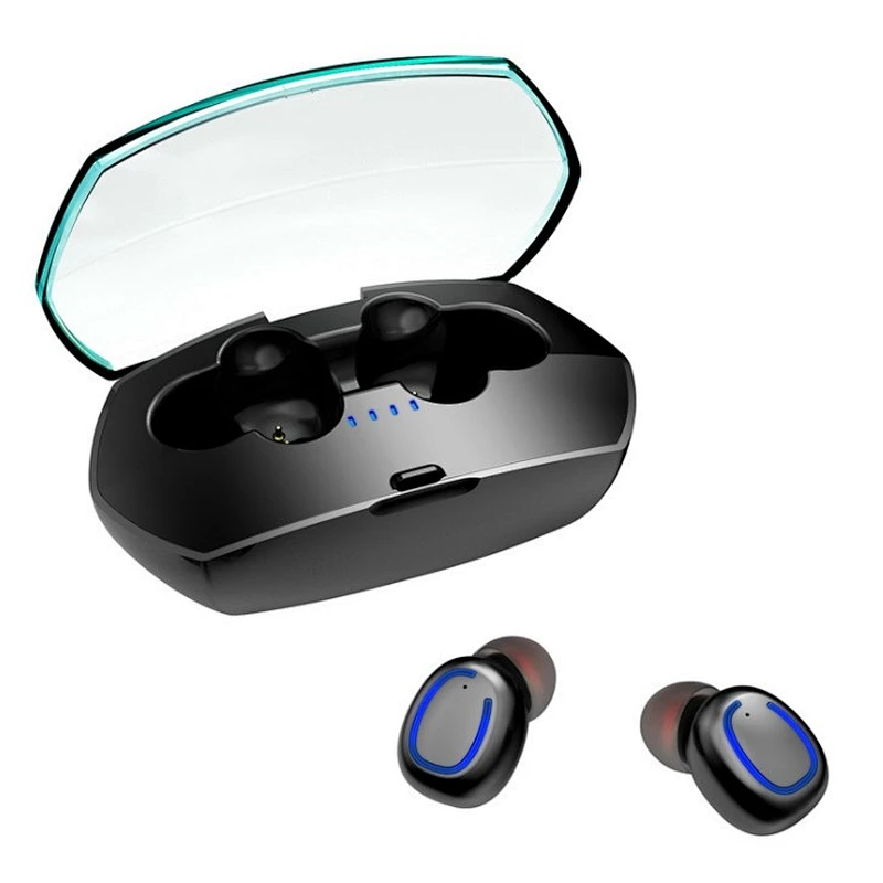 2019 high quality waterproof tws mini earbuds odm 6d wireless earbuds 5.0