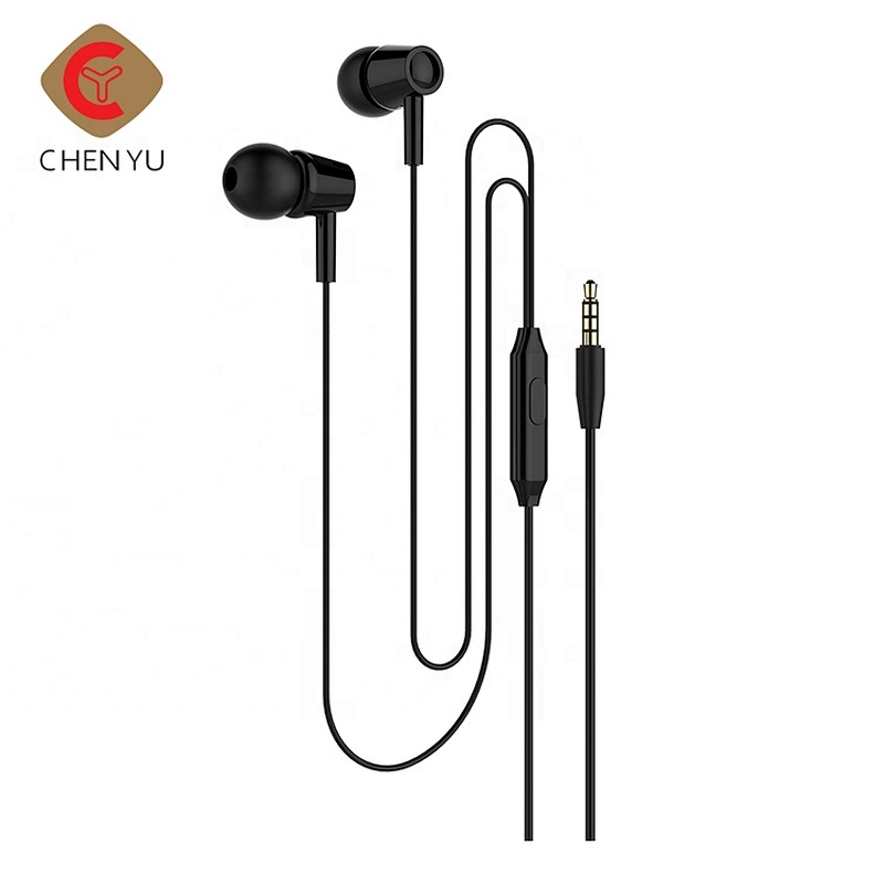Wholesale 3.5mm stereo earbuds in ear wired earphones with mic for iPhone Android