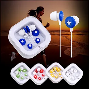 Colour active noise cancelling earphones and headphones for EarPods with fast delivery time