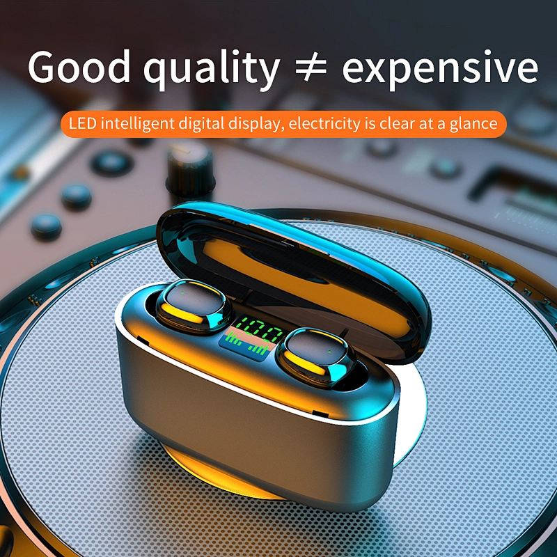 New Big battery capacity wireless Touch control TWS Earbuds air ear dots pods earphones with power charger
