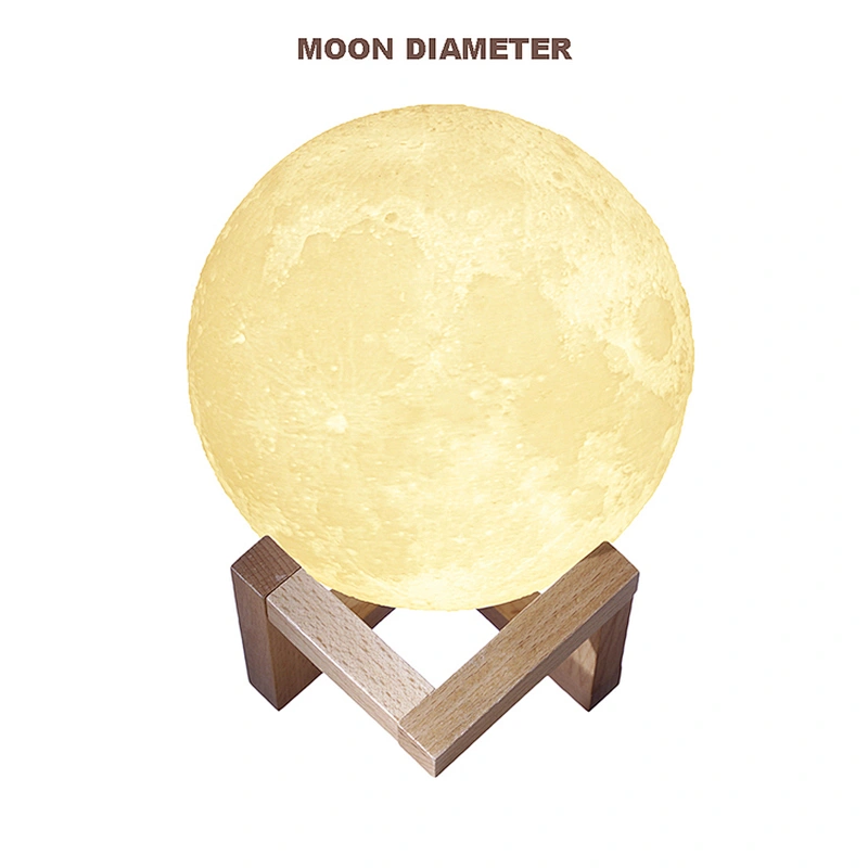 2020 New Products LED lamp moon wireless remote control speaker portable wireless night light moon speaker