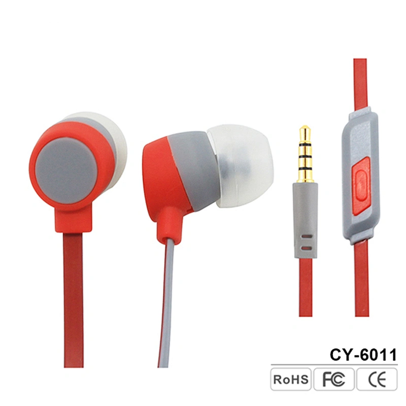 Hot selling mobile phone accessories stereo wired earphone in ear earphones earbuds