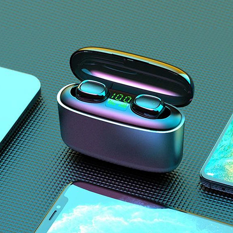 New Big battery capacity wireless Touch control TWS Earbuds air ear dots pods earphones with power charger