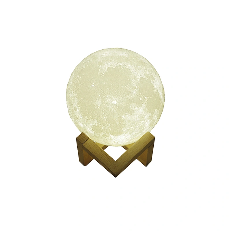 2020 New Products LED lamp moon wireless remote control speaker portable wireless night light moon speaker
