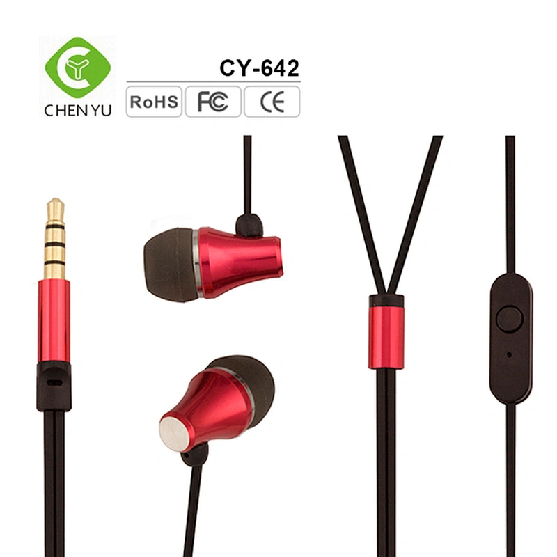 Universal Soft TPE Cool Design Shining Metal Earphones for huawei oppo htc
