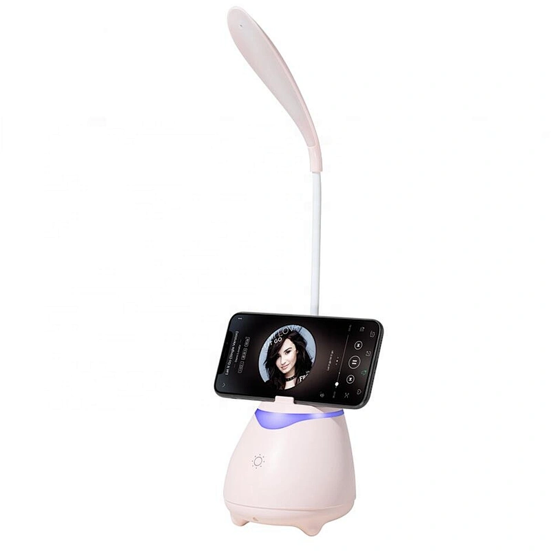 2020 New Home Office gadgets Portable Eye Caring Table Touch Lamp Flexible With Wireless Bluetooths Speaker