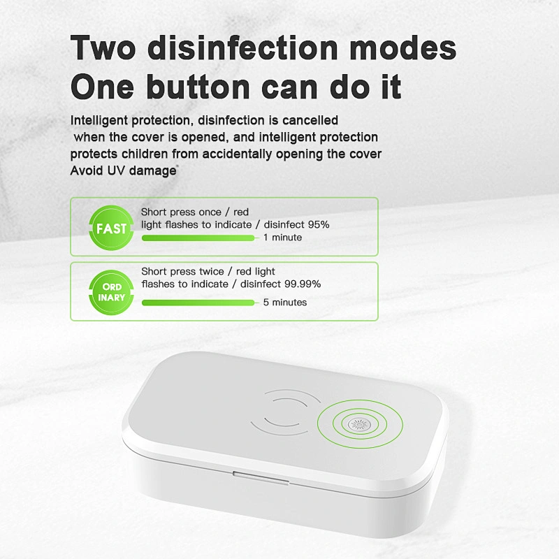 99% kill bacteria multifunctional portable sterilizer disinfection watch cell phone uv sterilizer box
