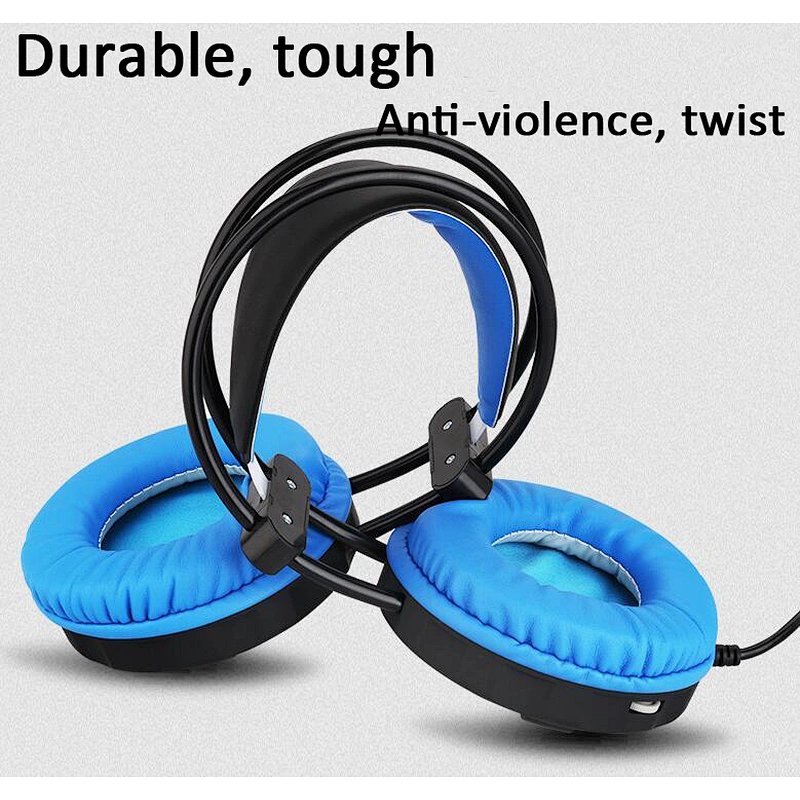 High Performance 7.1 Channel Surround Sound Stereo USB Headphones LED Gaming Headset with Microphone for PS4/Xbox one/PC/Mobile