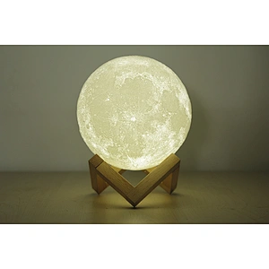 2020 New Products LED lamp moon wireless remote control speaker portable wireless night light moon speaker