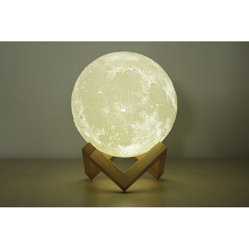 2020 New Products LED lamp moon wireless remote control speaker portable wireless night light moon speaker
