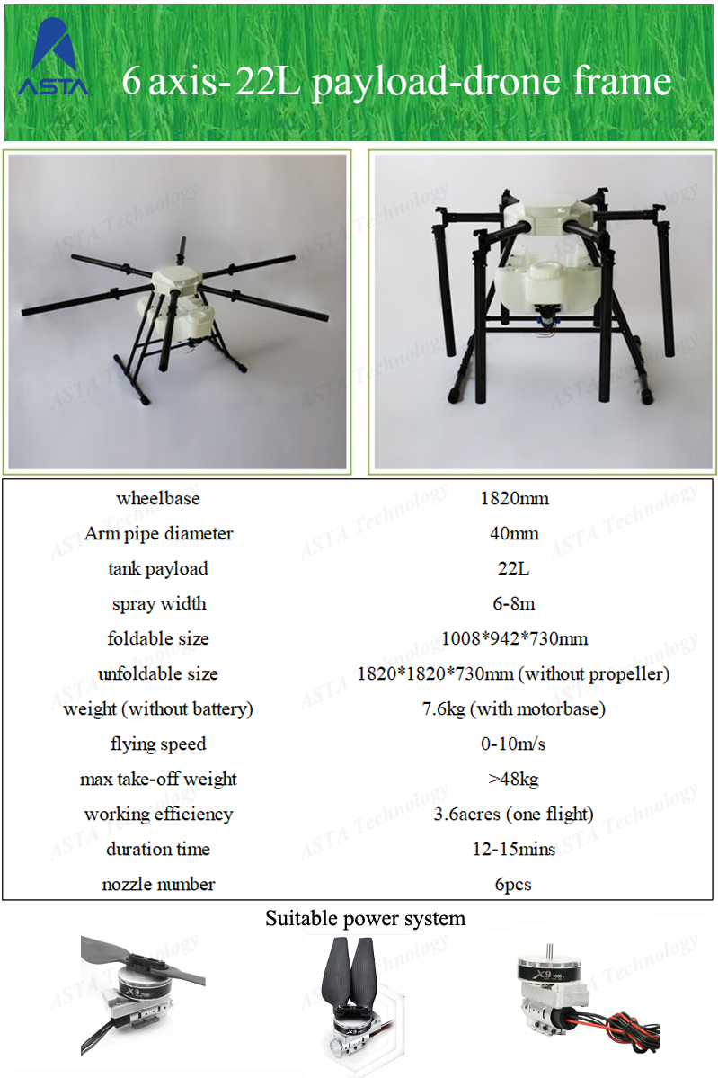 22L drone frame
