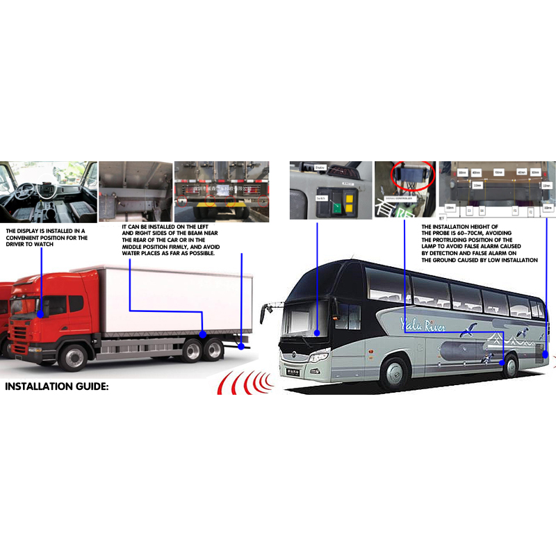 parking sensor system for truck