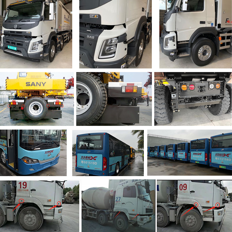 parking sensor system for bus