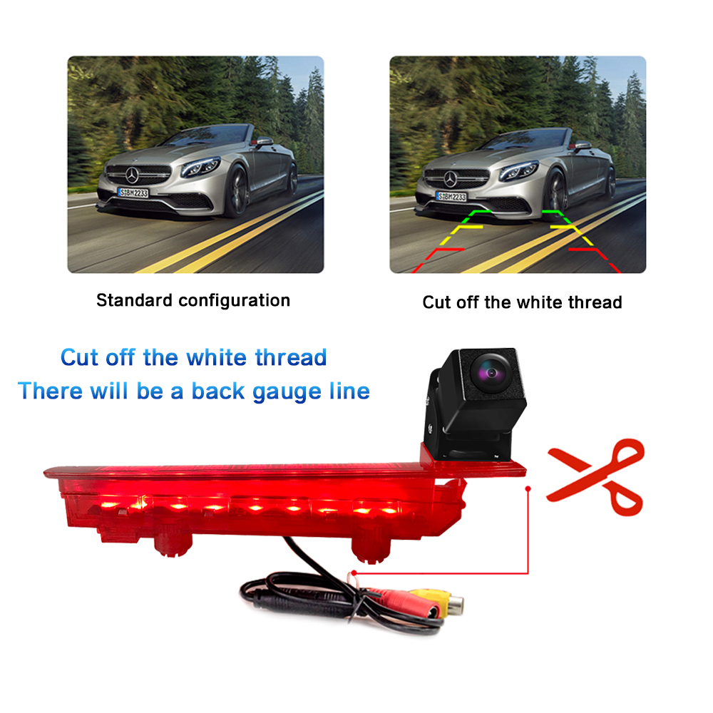2018 ford transit third brake light assembly with camera