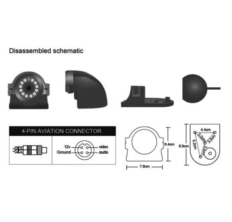 side view camera for mdvr system