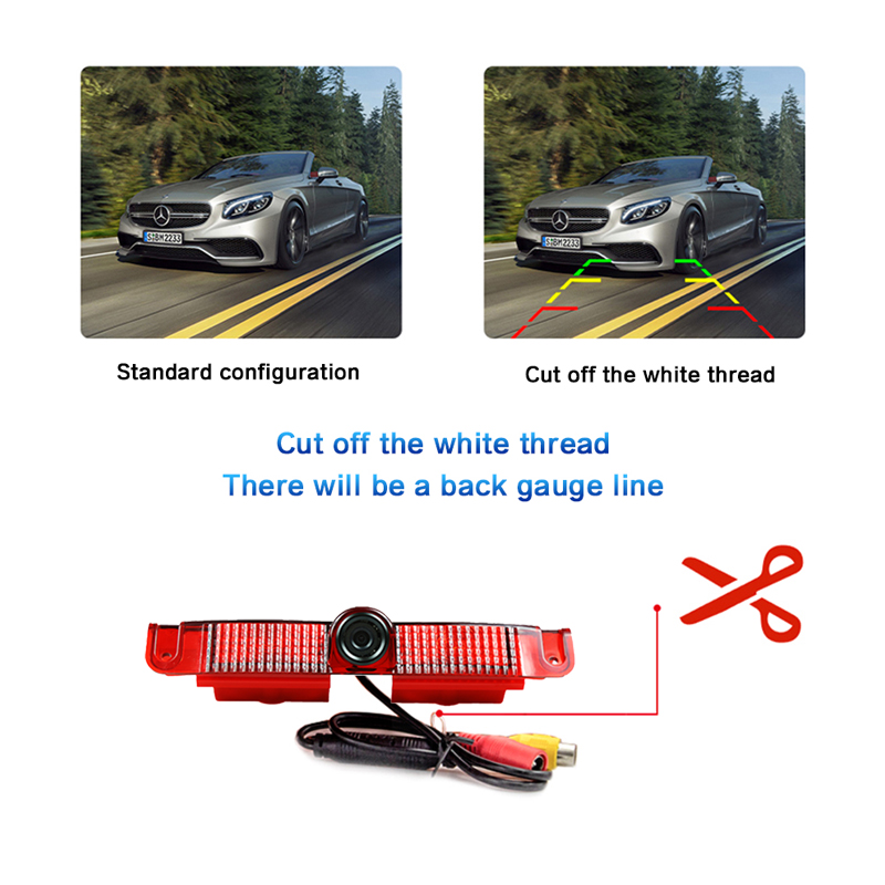backup camera that do not need rear brake light connection