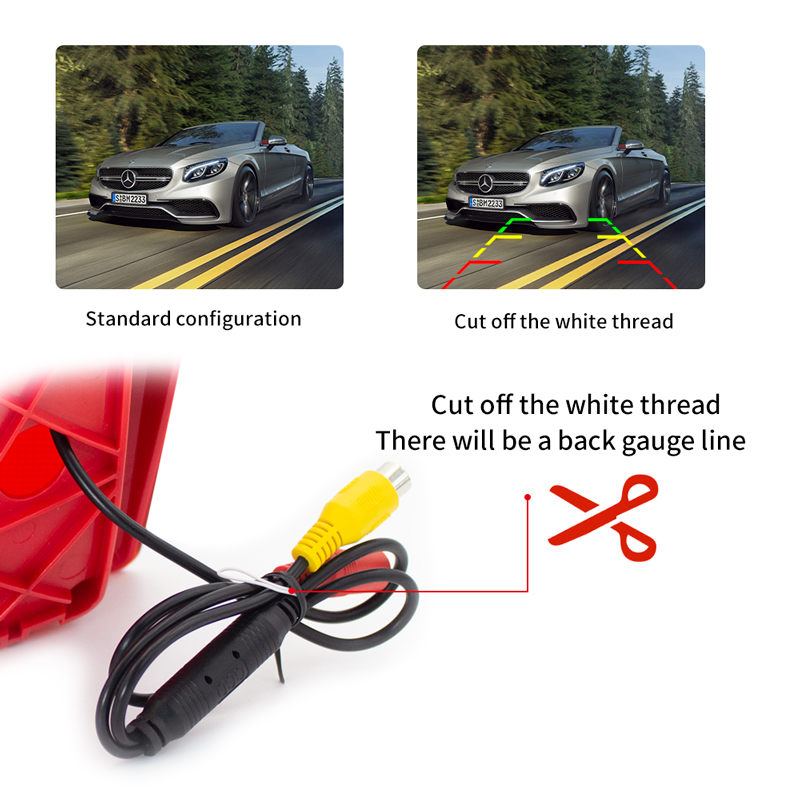 brake light reverse camera