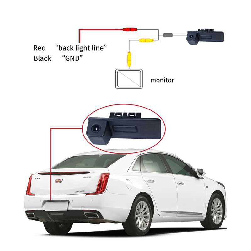 monitor for car camera system wide angle rear view camera