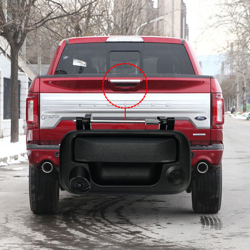 2008 toyota tundra tailgate handle with camera