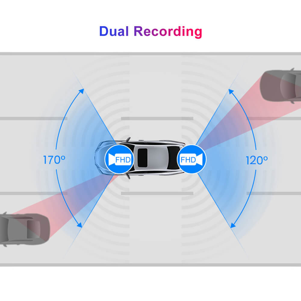 dash camera mirror in car dash camera