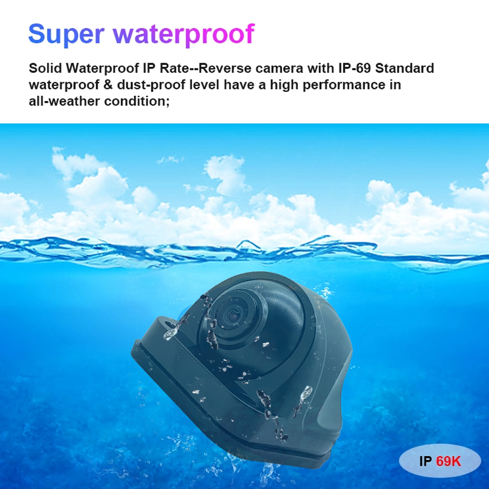 super waterproof bus side view camera