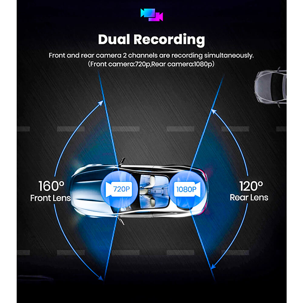 360 degree camera system rear view mirror
